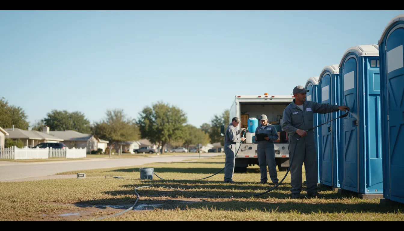 Long-Term Portable Toilet Rental in Wellington, IL near me